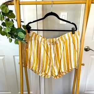 Old Navy drawstring linen shorts.